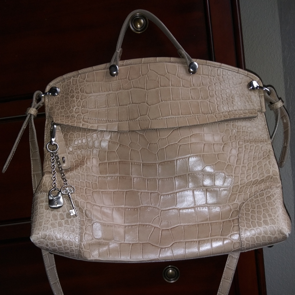 FURLA genuine leather large purse